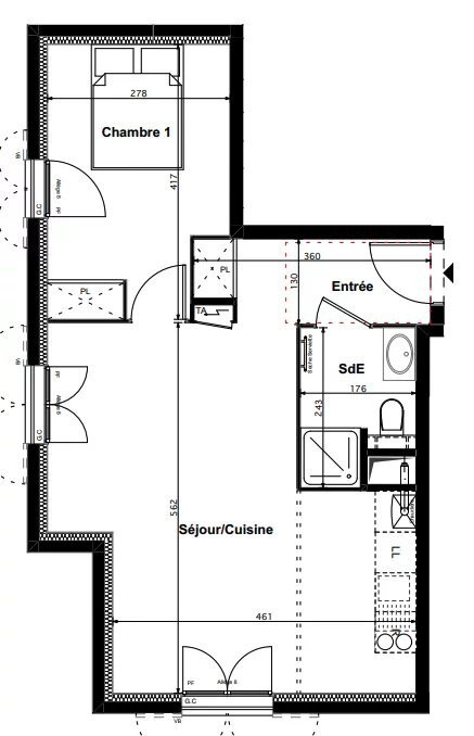 
                                                Vente
                                                 Appartement T2 - Achères