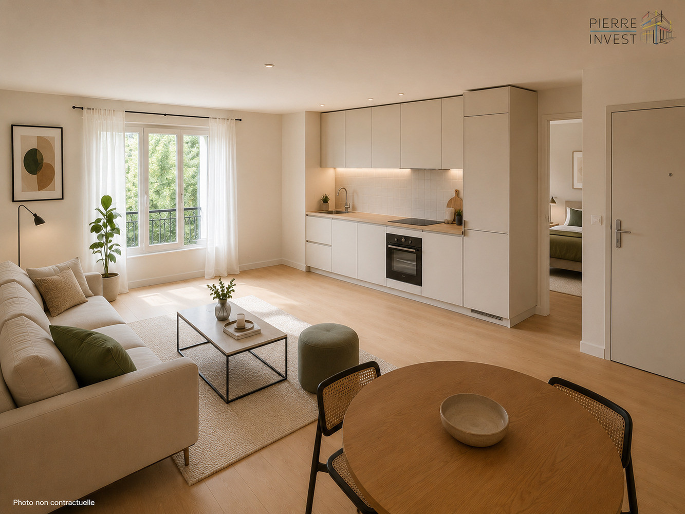 
                                                Vente
                                                 Appartement T2 de 43m2 à Saint Cloud