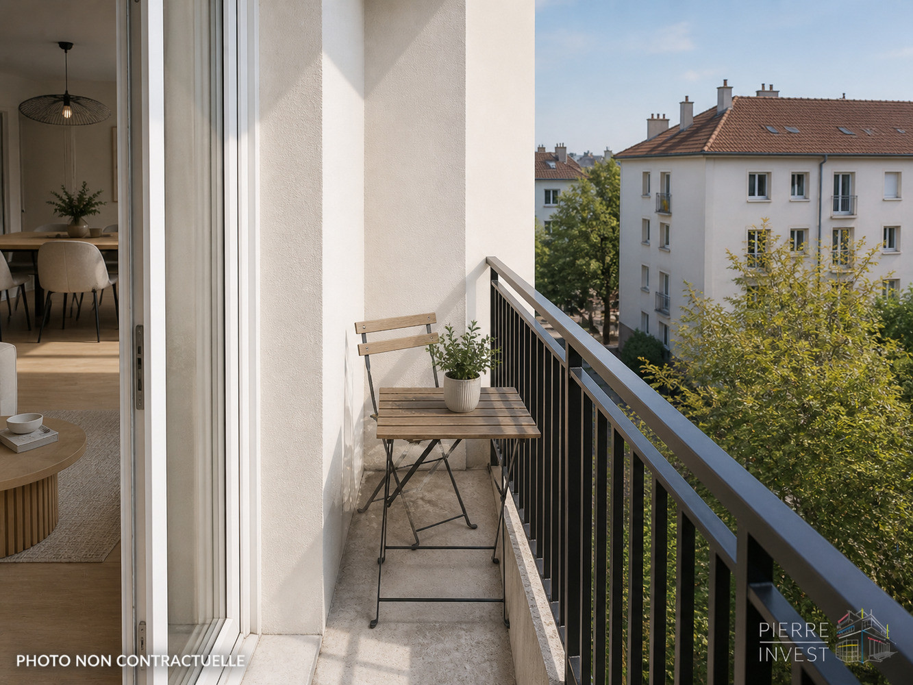 
                                                Vente
                                                 Appartement T2 de 47m2 à Clichy