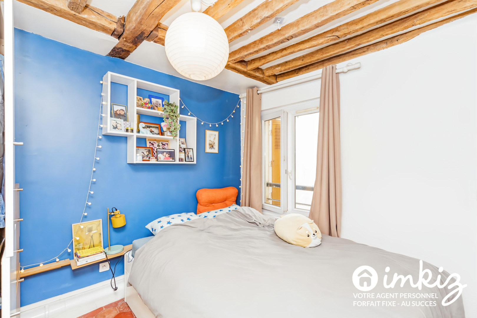 
                                                Vente
                                                 Appartement T2 de charme - tomettes et  poutres