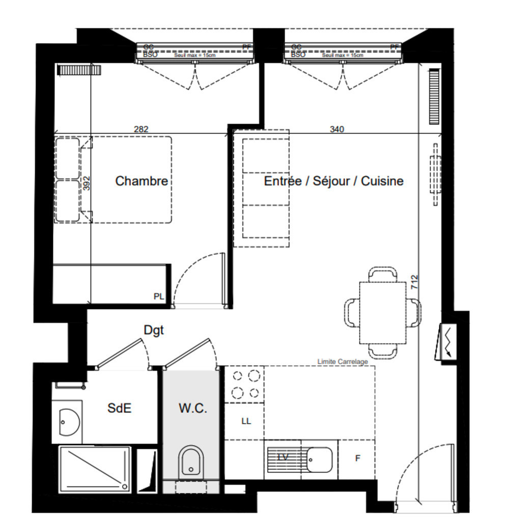 
                                                Vente
                                                 Appartement T2 idéalement placé dans le 13ème