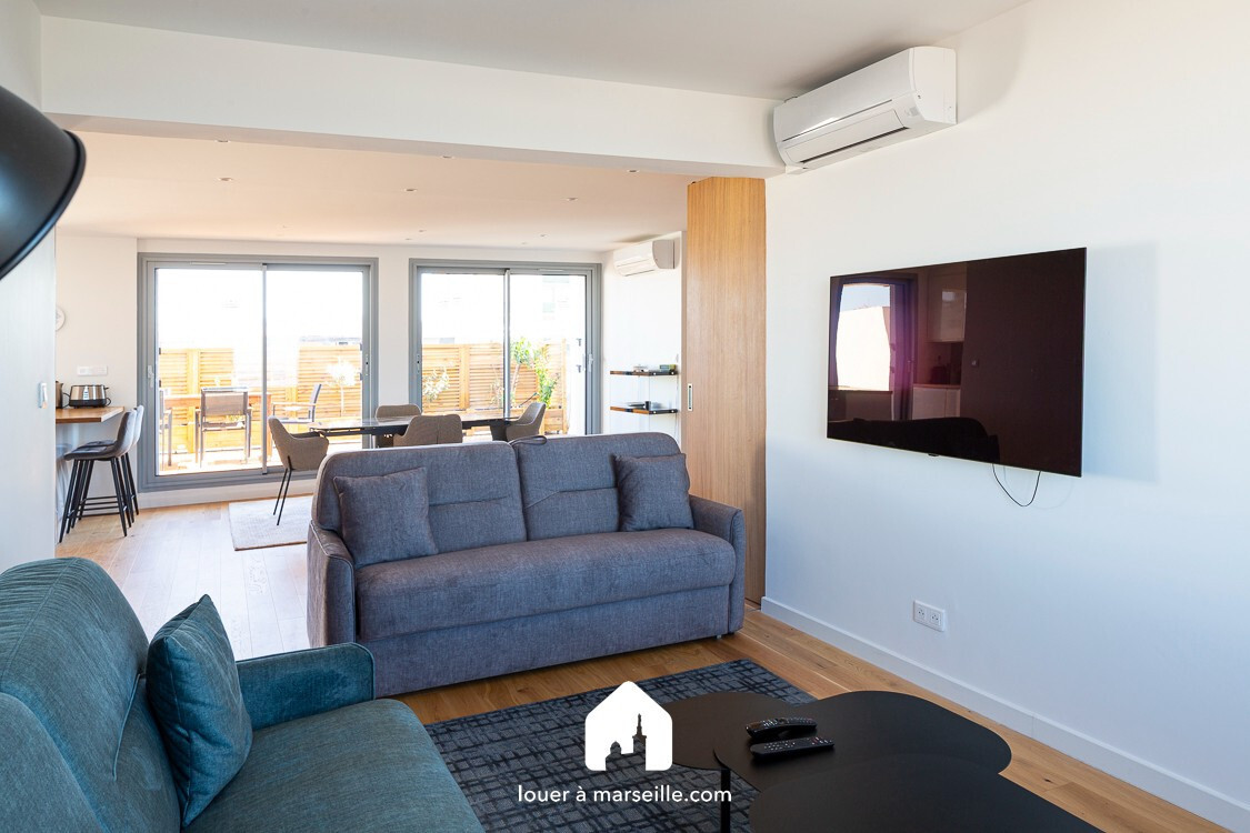 
                                                Location
                                                 Appartement T2 meuble en Rooftop, à la Joliette