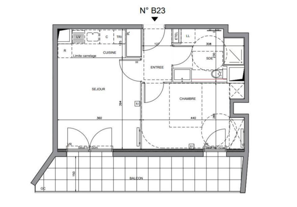 
                                                Location
                                                 Appartement T2 + parking à louer