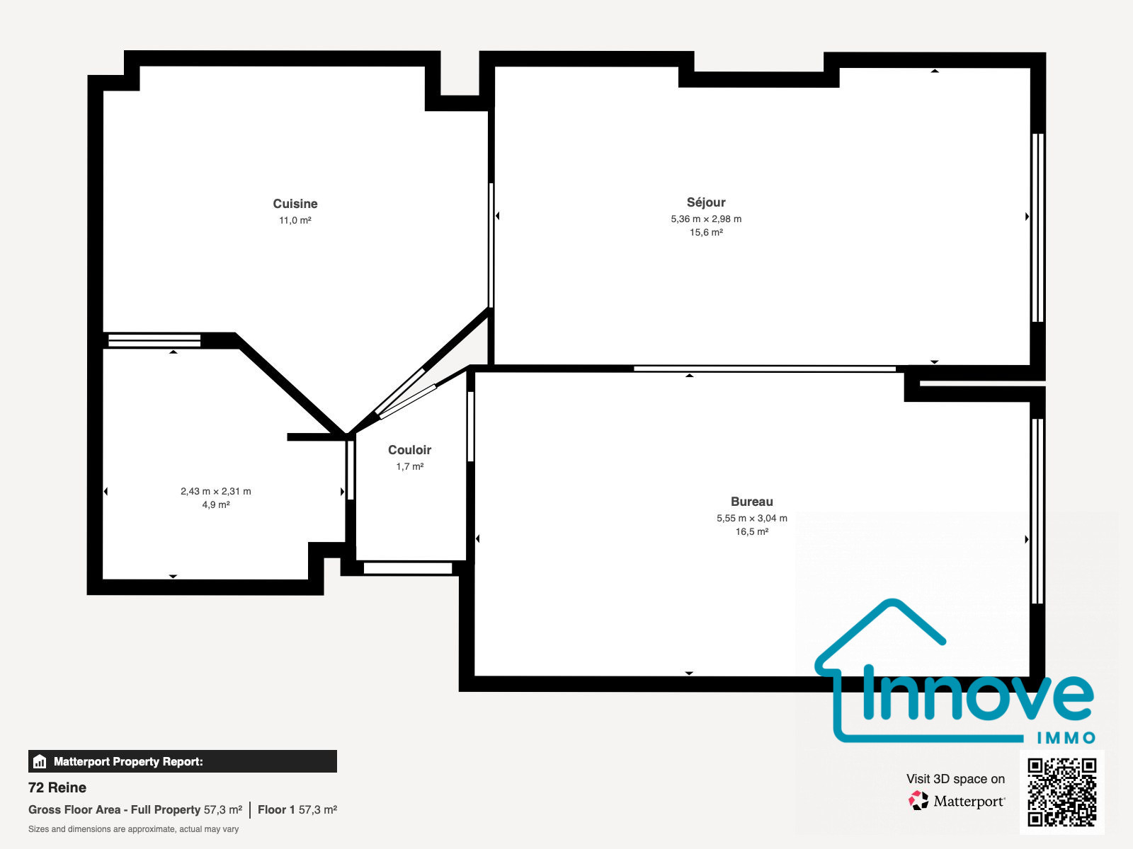 
                                                Vente
                                                 Appartement T2 - RDC surélevé- Bd de la Reine