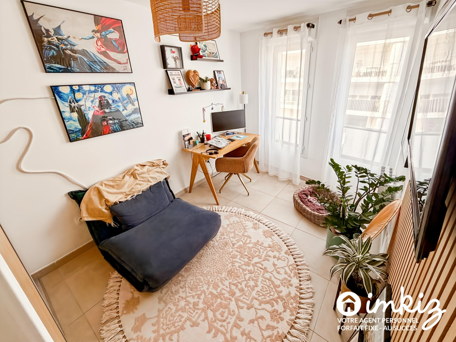 
                                                Vente
                                                 Appartement T3 56m2 au calme et vue forêt