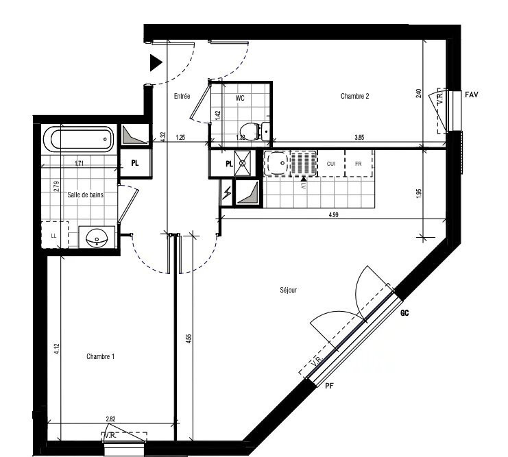 
                                                Vente
                                                 Appartement T3 à Chatillon
