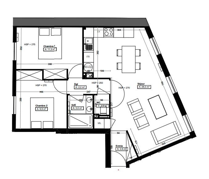 
                                                Vente
                                                 Appartement T3 à Paris 14ème