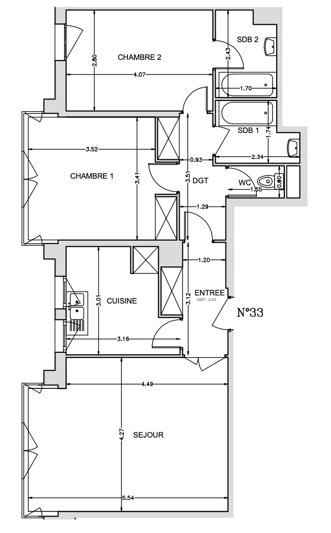 
                                                Vente
                                                 Appartement T3 avec jardin - Boulogne Billancourt