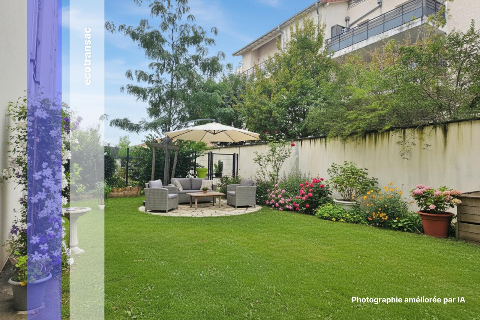 
                                                Vente
                                                 Appartement T3 avec rez de jardin