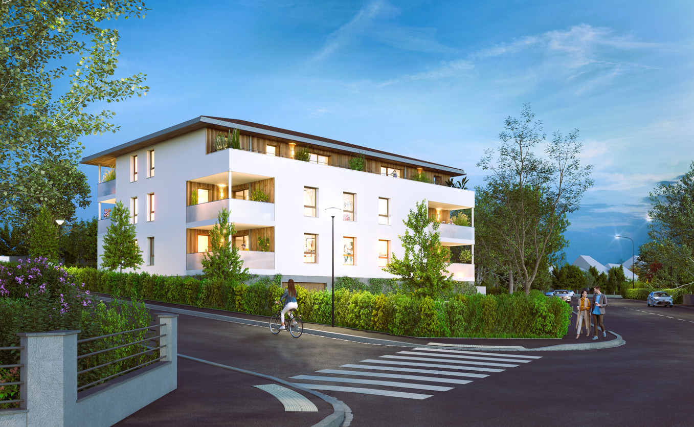 
                                                Vente
                                                 APPARTEMENT T3 DE 63,84 M² AVEC TERRASSE – MULHOUSE DORNACH