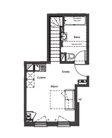 
                                                Vente
                                                 Appartement T3 duplex à Alfortville