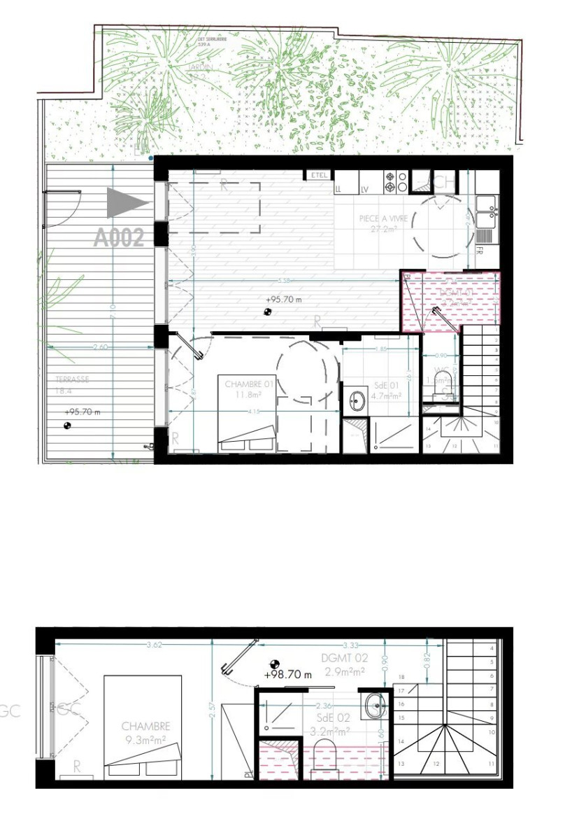 
                                                Vente
                                                 Appartement T3 duplex à Sceaux
