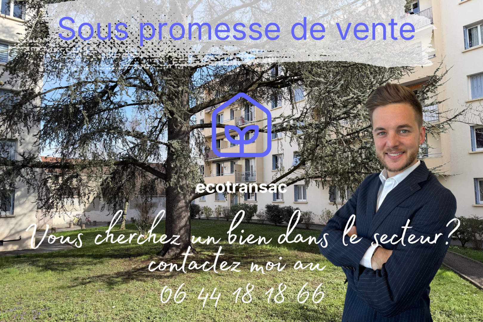 
                                                Vente
                                                 Appartement T3 en hyper centre d'Oullins