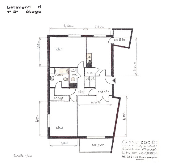 
                                                Location
                                                 Appartement T3 proche centre ville