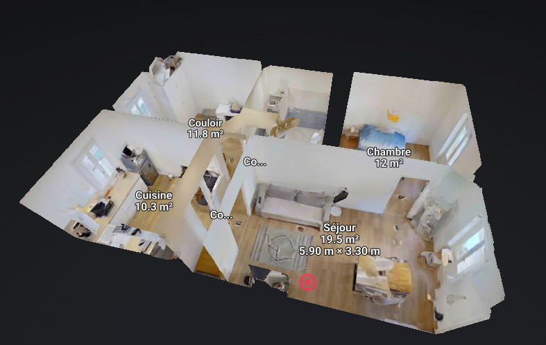 
                                                Vente
                                                 Appartement T3 rénové , proche gare de Béziers