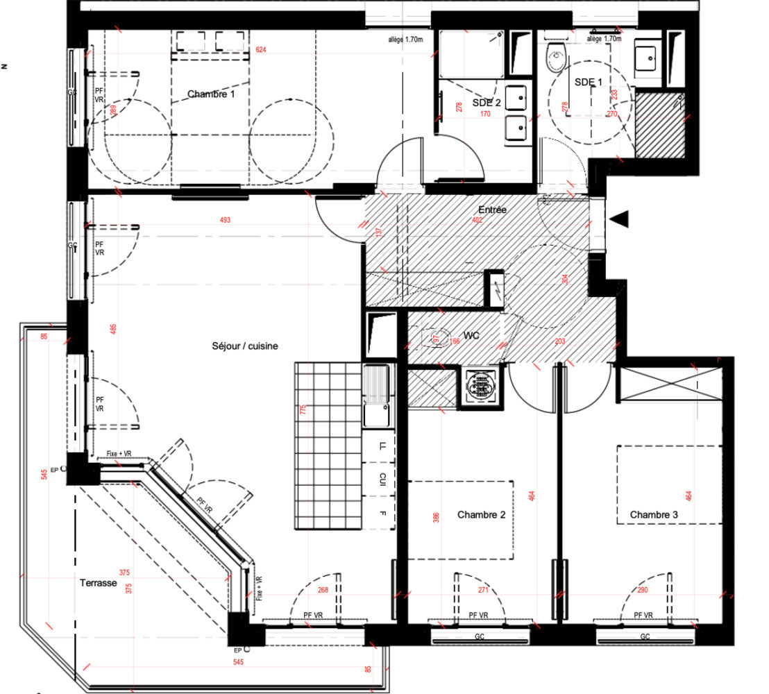 
                                                Vente
                                                 Appartement T4 avec terrasse – Saint-Cloud