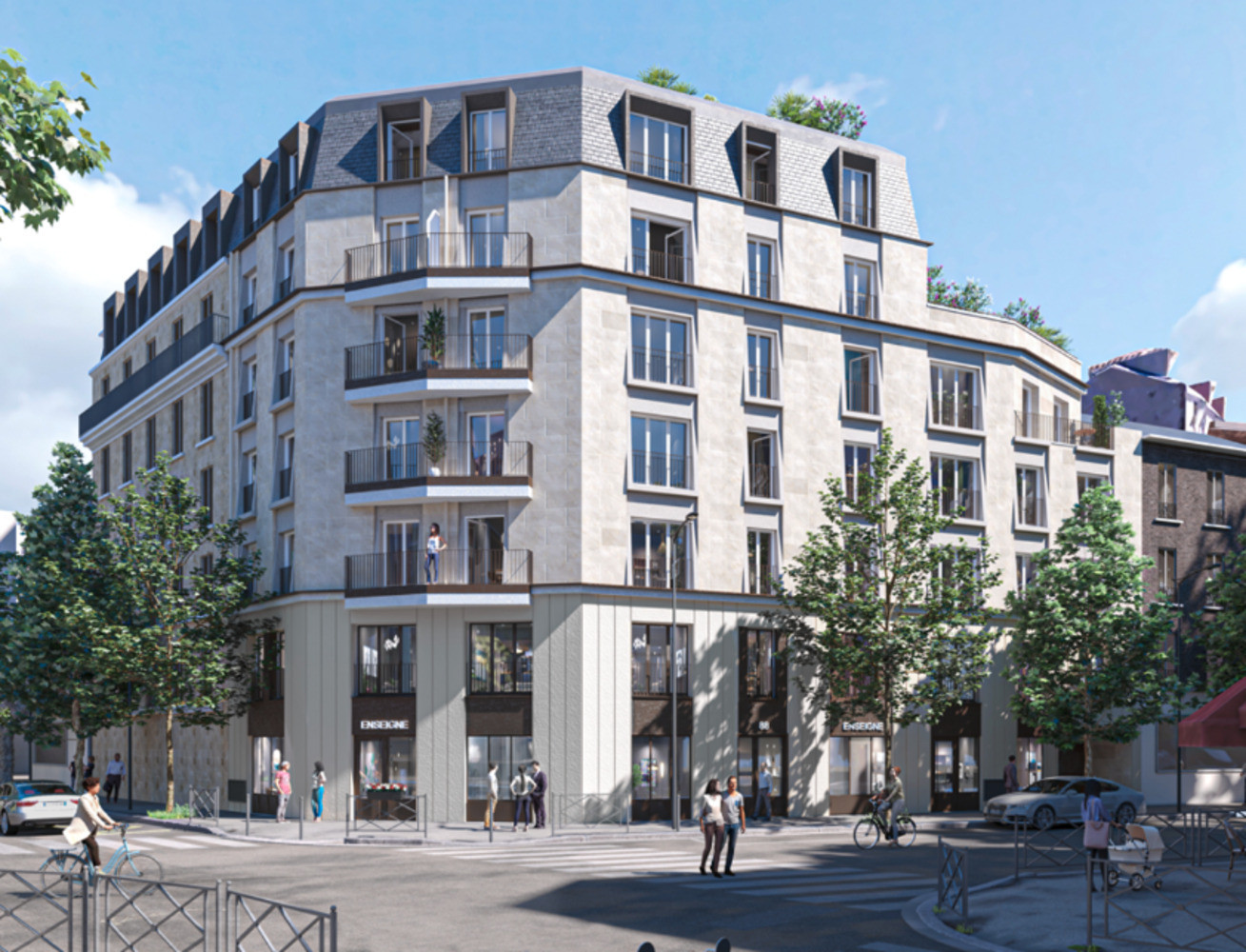 
                                                Vente
                                                 Appartement T4 de 84 m² à Courbevoie