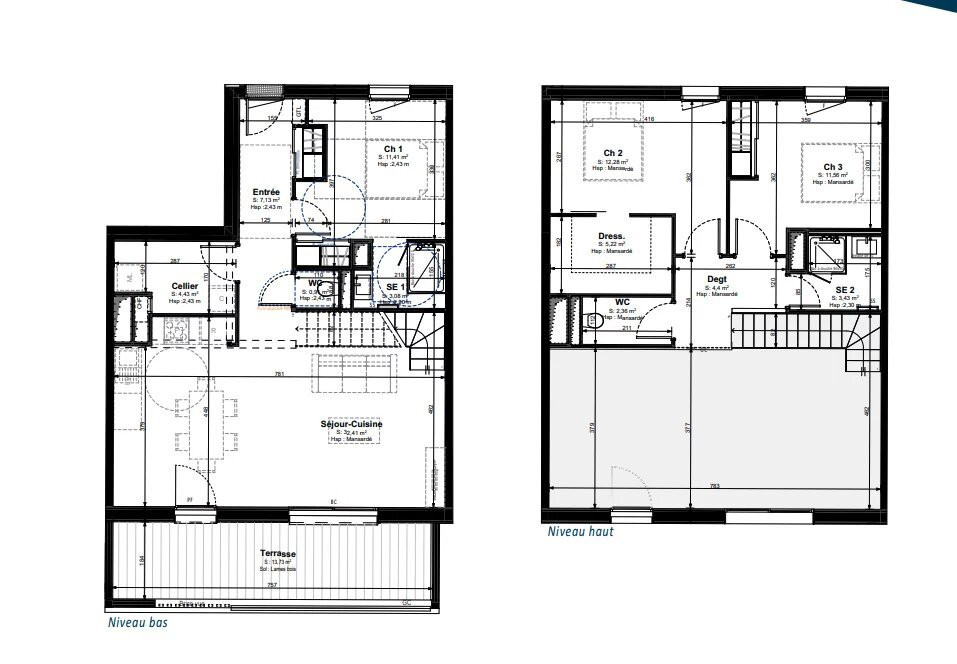 
                                                Vente
                                                 Appartement T4 duplex à la Rochelle