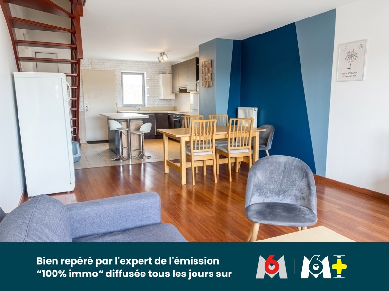
                                                Vente
                                                 Appartement T4 en duplex avec terrasse, stationnement sécurisé et cave - Saint-Herblain bourg - 3 chambres