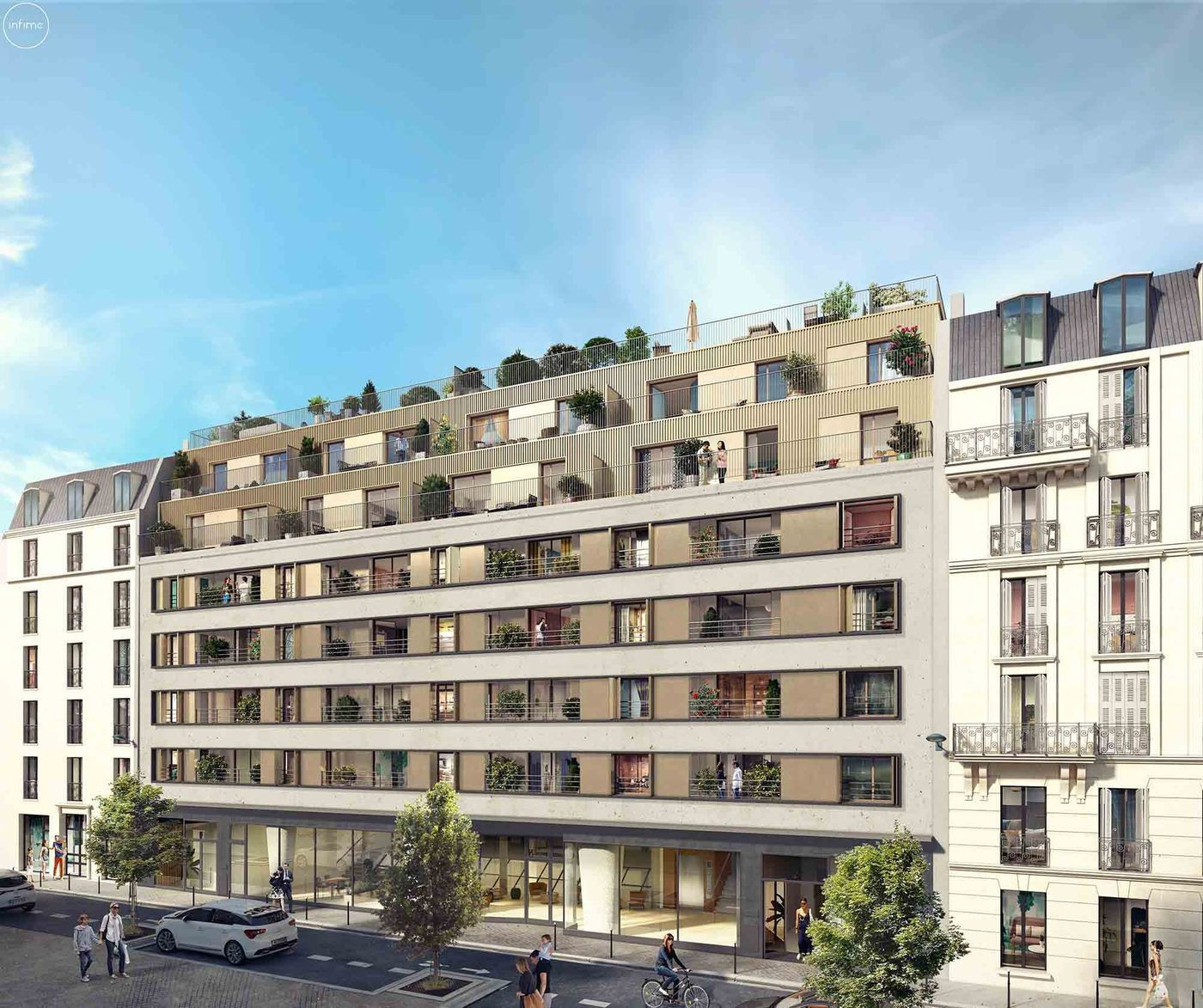 
                                                Vente
                                                 APPARTEMENT T5 158M² + 99 M²  EXTERIEURE PARIS 18