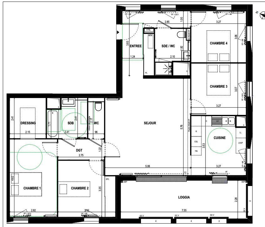 
                                                Vente
                                                 Appartement T5 à Bordeaux