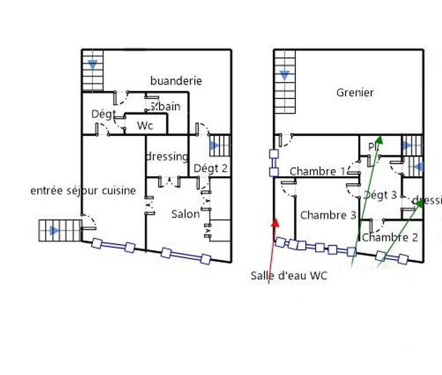 
                                                Vente
                                                 Appartement T5 de 130 m² + terrasse + PARKING