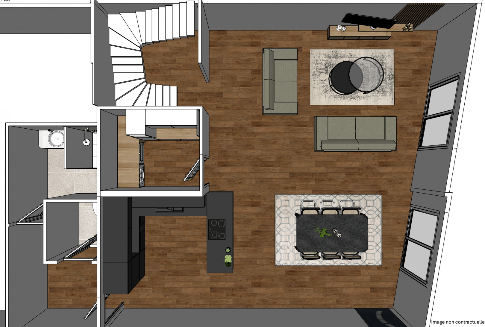 
                                                Vente
                                                 Appartement T5 de 130 m² + terrasse + PARKING