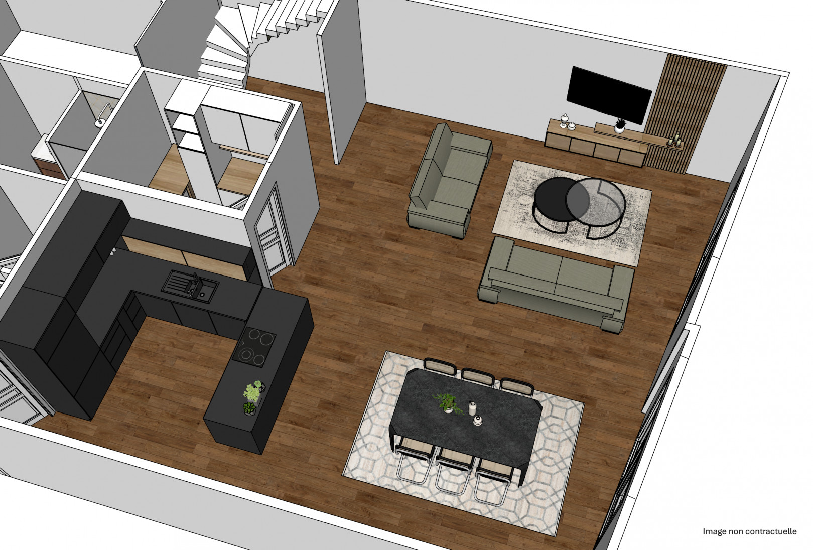 
                                                Vente
                                                 Appartement T5 de 130 m² + terrasse + PARKING