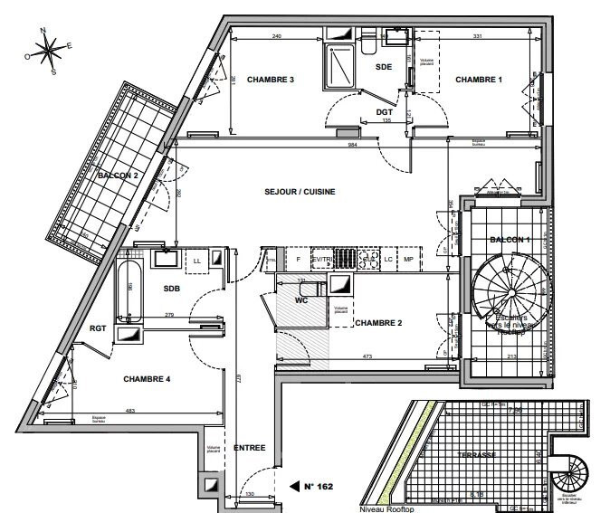 
                                                Vente
                                                 Appartement T5 de 90m2 à Bagnolet