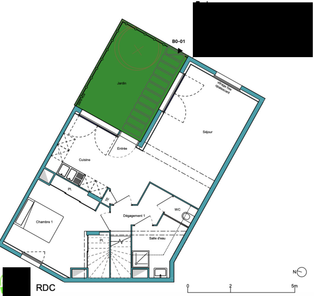 
                                                Vente
                                                 Appartement T5 en Duplex à Gentilly