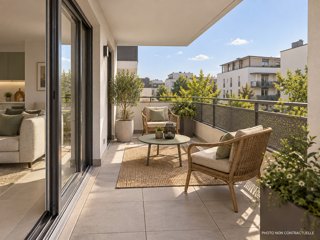 
                                                Vente
                                                 Appartement3 pièces avec terrasse – Clichy