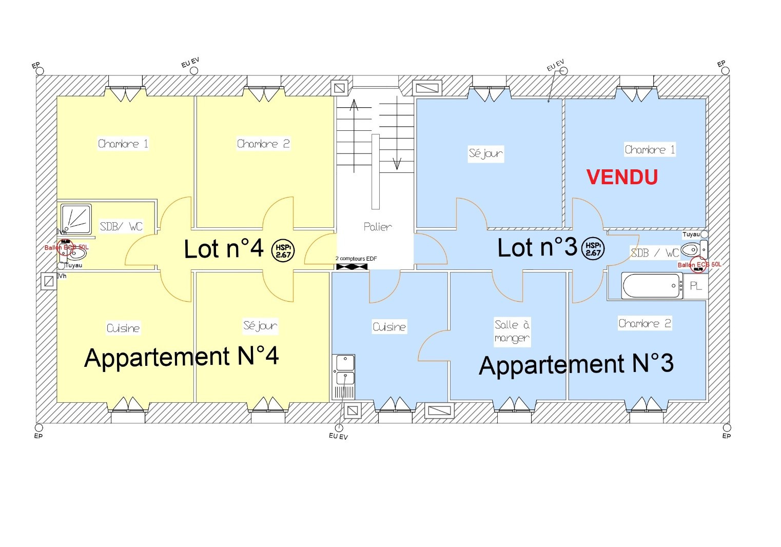 
                                                Vente
                                                 Appartements à rénover