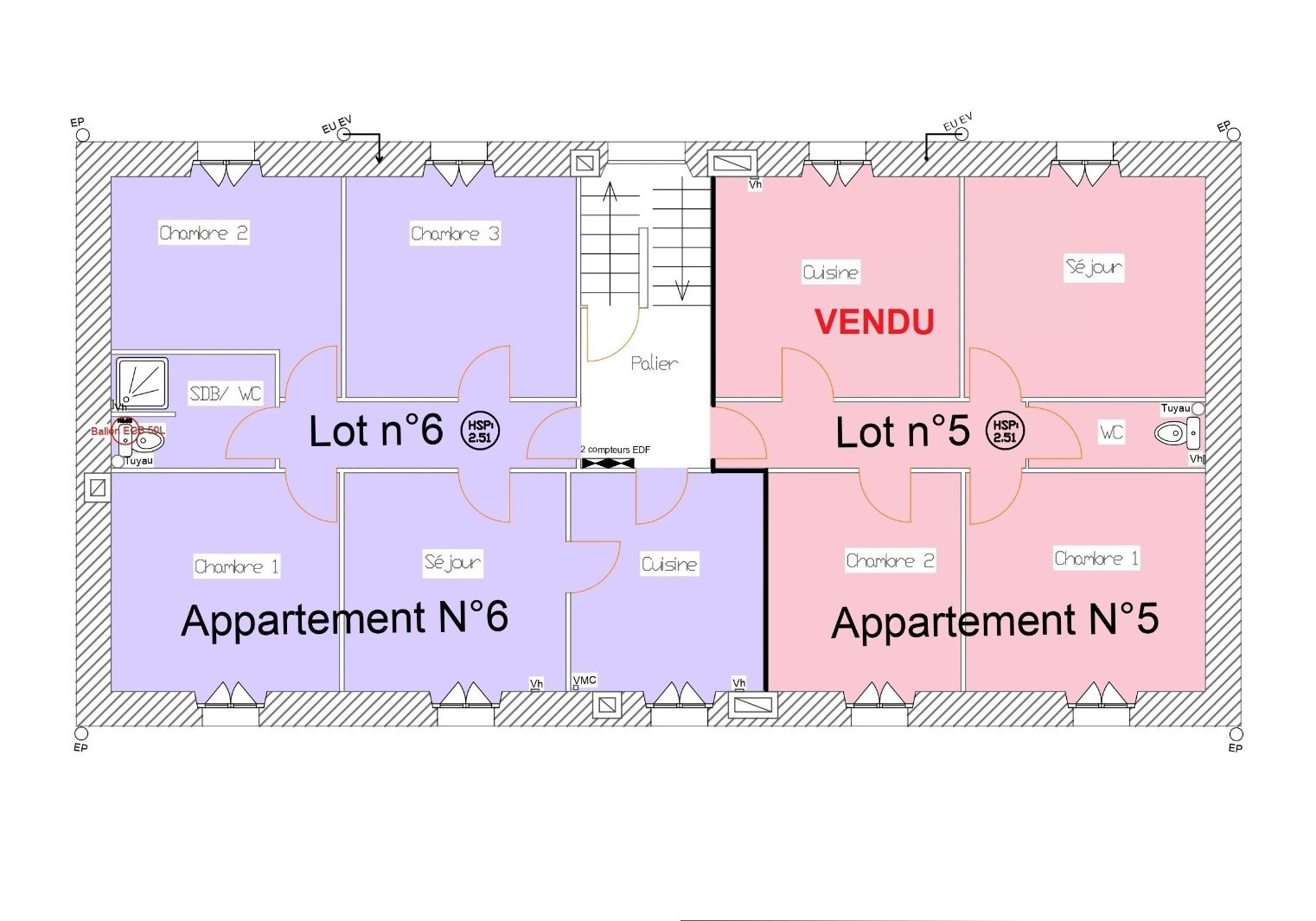 
                                                Vente
                                                 Appartements à rénover