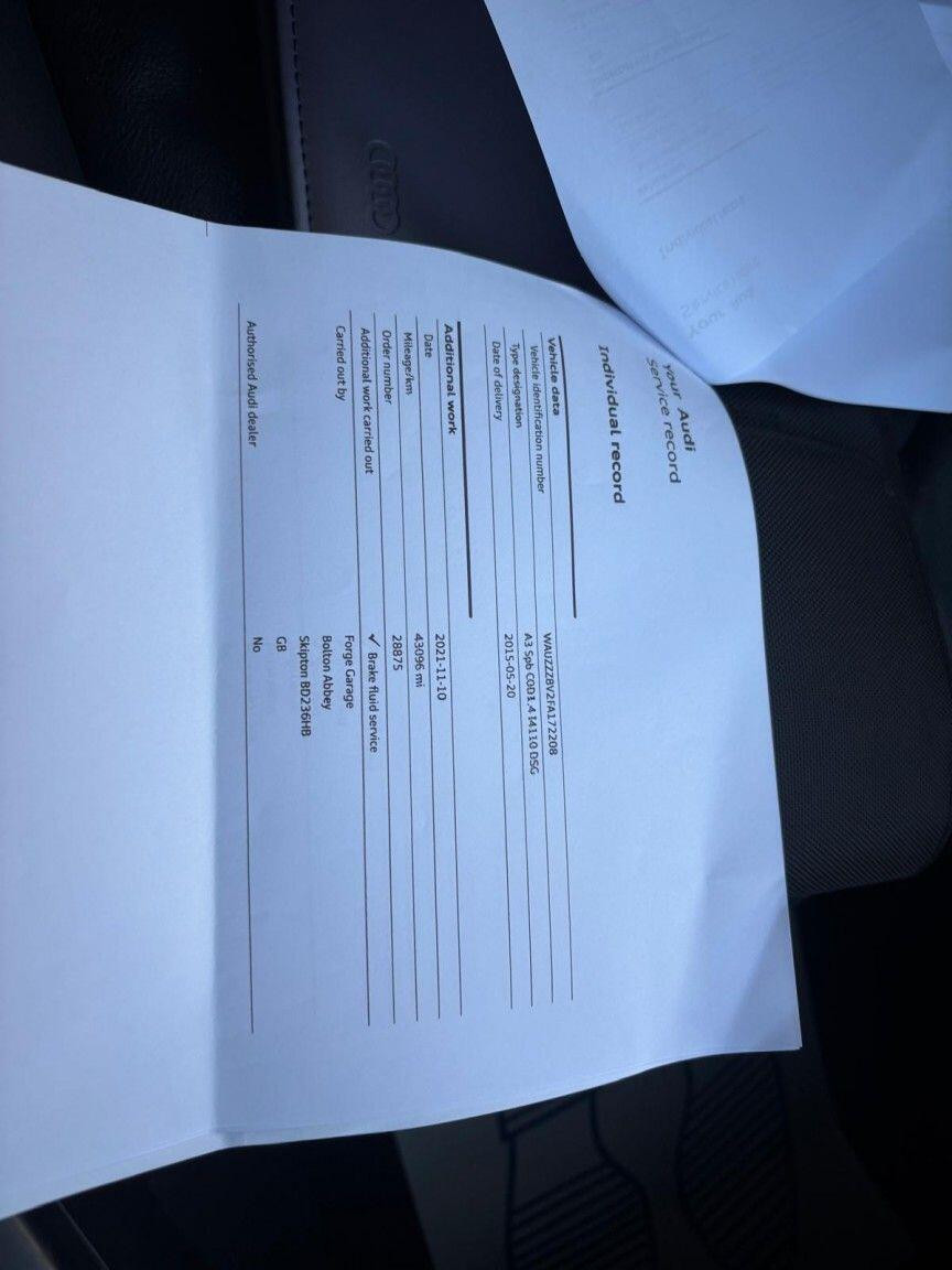 
                                                Voiture
                                                 Audi A3 1.4 TFSI CoD SE Sportback 5dr Petrol S Tronic Euro 6 (s/s) (150 ps)