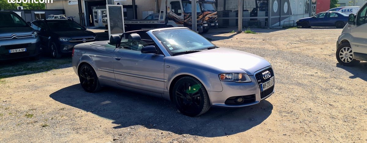 
                                                Voiture
                                                 Audi A4 Cabriolet III (B7) 3.0 V6 TDI 233ch DPF Ambition Luxe quattro Tiptronic