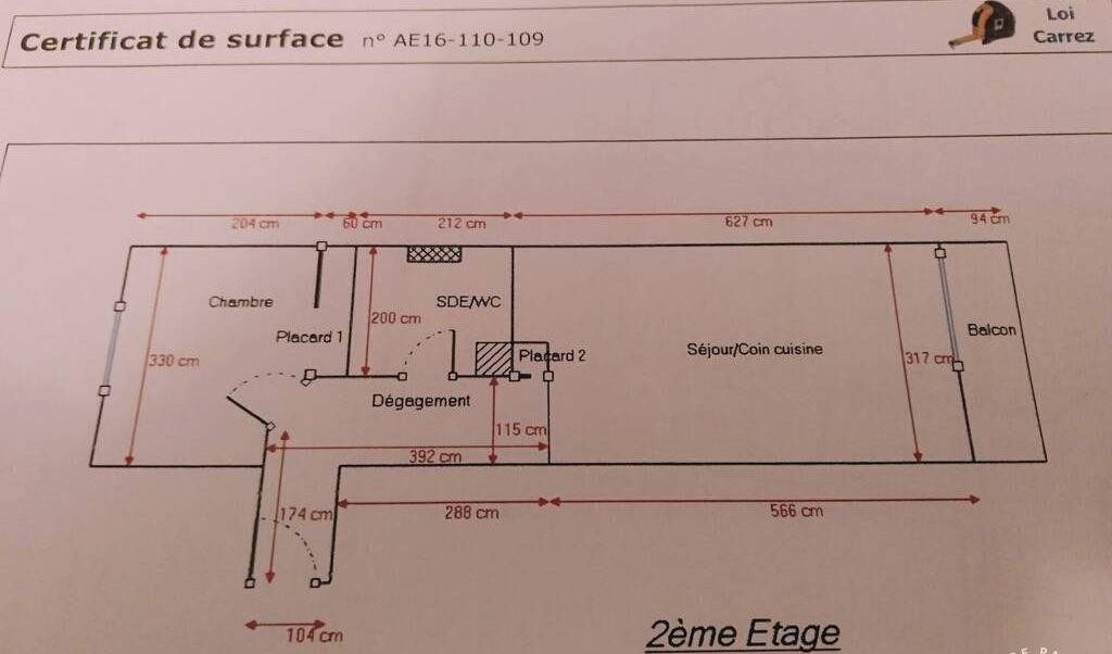 
                                                Location
                                                 Beau 2P 39m² à 2 minutes de l'Erdre