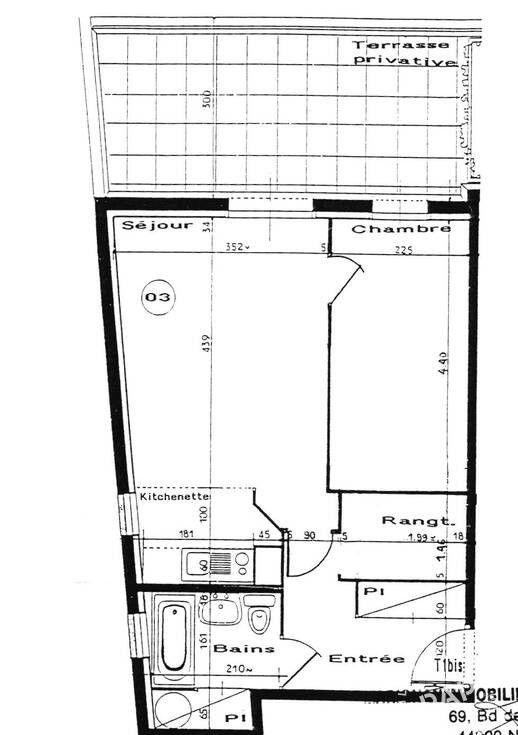 
                                                Location
                                                 Beau 2P 42m² avec terrasse