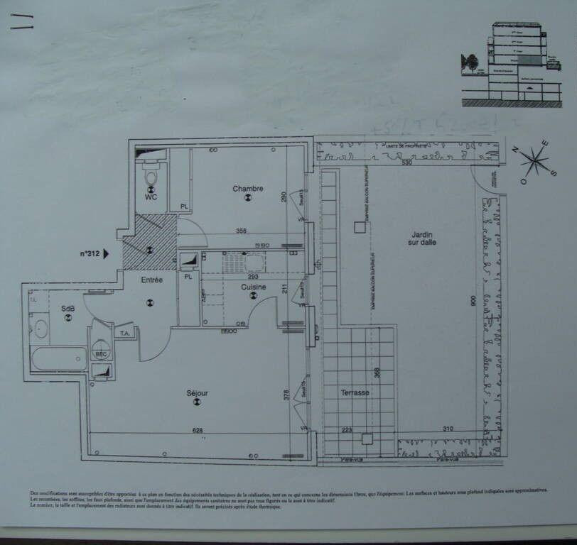 
                                                Location
                                                 Beau 2P 53m² avec jardin/terrasse privatifs 36m²