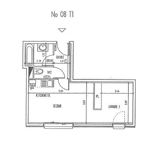 
                                                Location
                                                 Beau 2P meublé 33m² au centre historique d'Aix