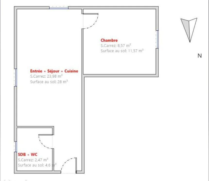 
                                                Location
                                                 Beau 2P meublé 35m²