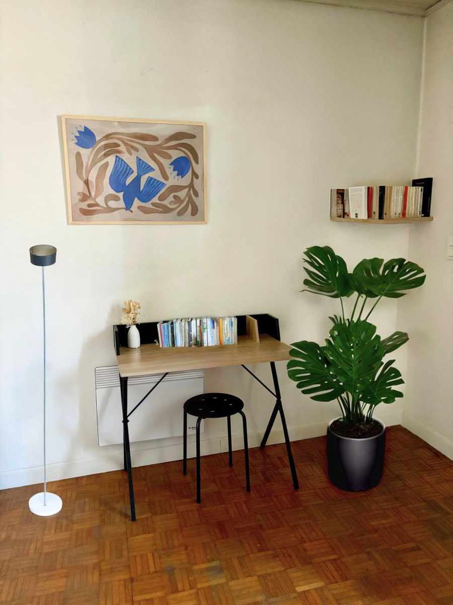 
                                                Location
                                                 Beau 2P meublé 37m² traversant, calme et lumineux