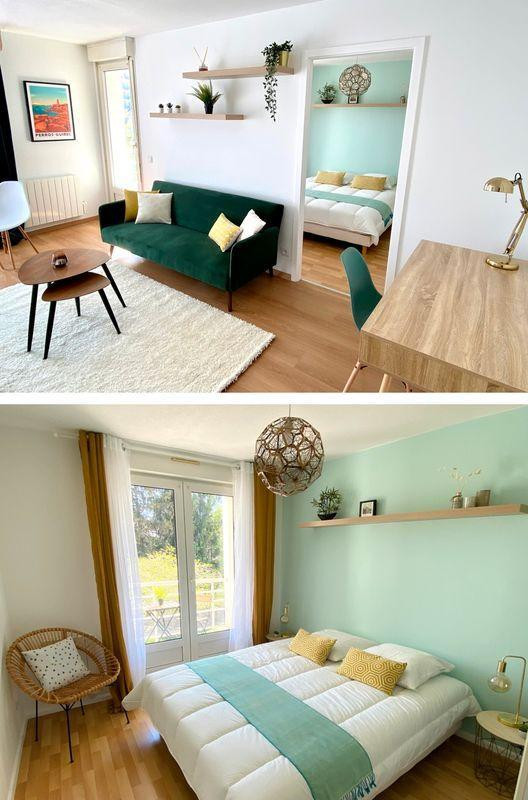 
                                                Location
                                                 Beau 2P meublé 38m² refait à neuf