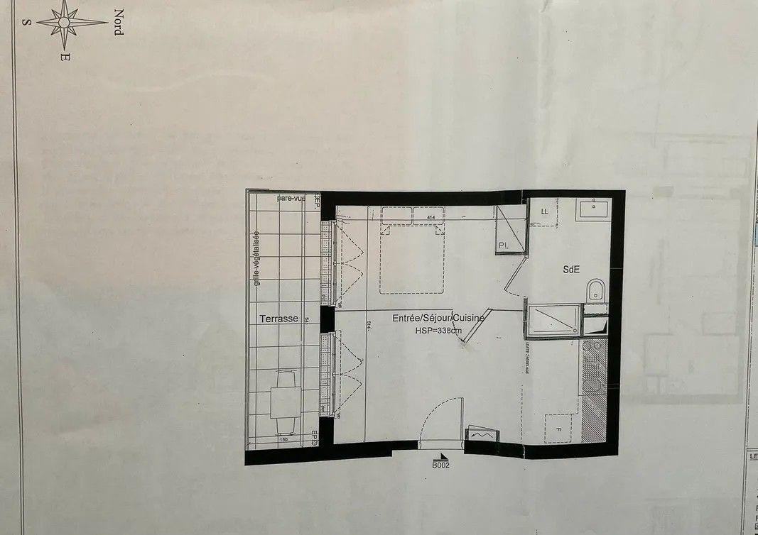 
                                                Location
                                                 Beau 2P neuf 30m² avec terrasse et parking