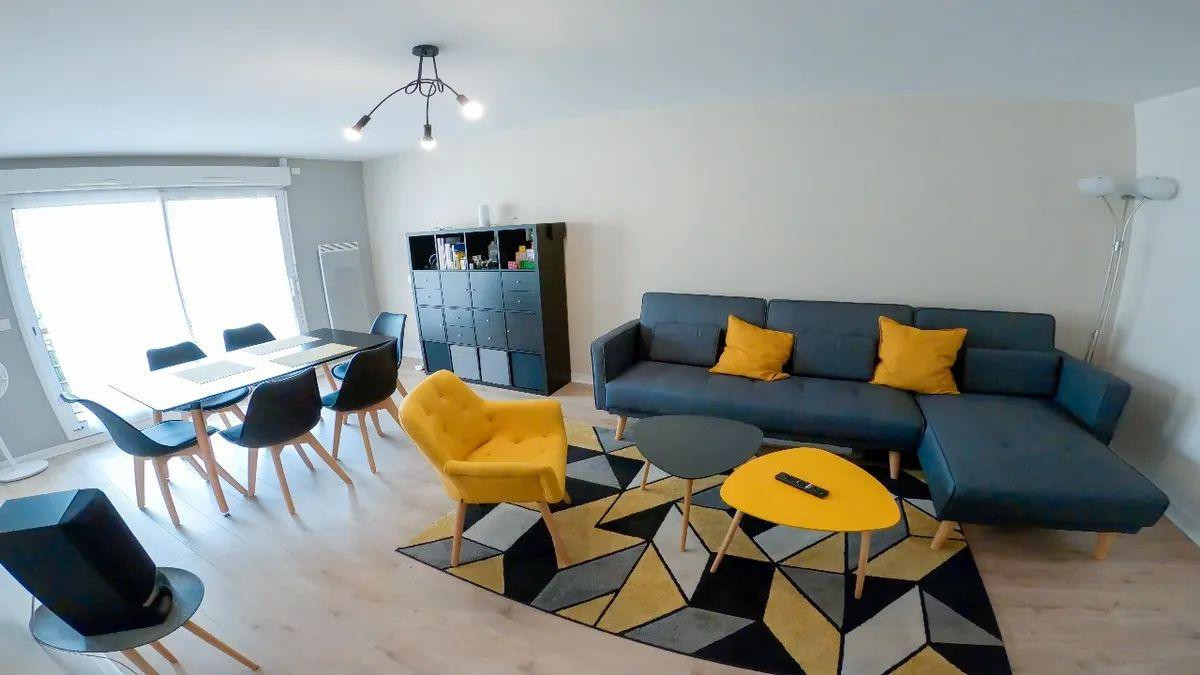 
                                                Location
                                                 Beau 3 pièces 66m² meublé proche du centre et Fac