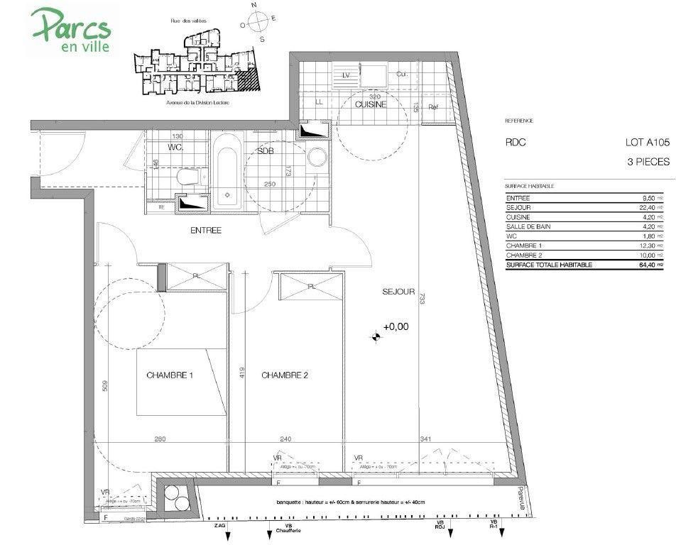 
                                                Location
                                                 Beau 3 pièces à Châtenay-Malabry