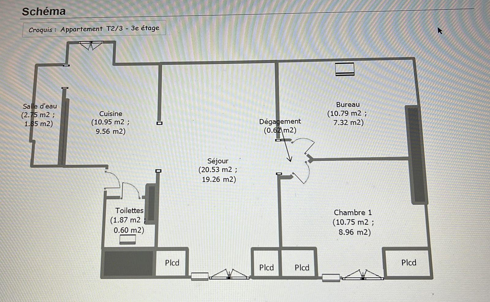 
                                                Location
                                                 Beau 3 pièces meublé 48m2 proche Gare de Melun