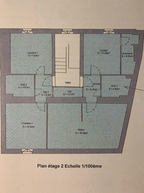 
                                                Location
                                                 Beau 3P/4P 88m² quartier Fauriel très calme garage