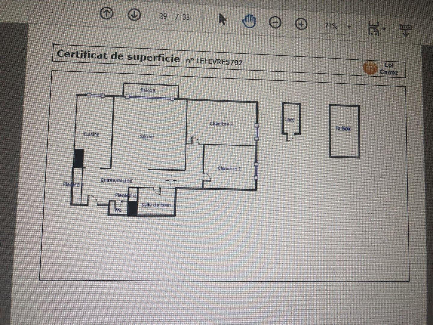 
                                                Location
                                                 Beau 3P meublé 61m² proche Basilique Saint Denis