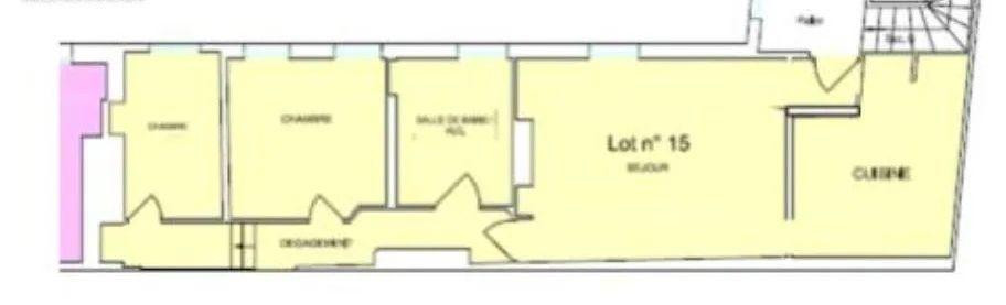 
                                                Location
                                                 Beau F3 68m² de caractère proche Vieux Marché