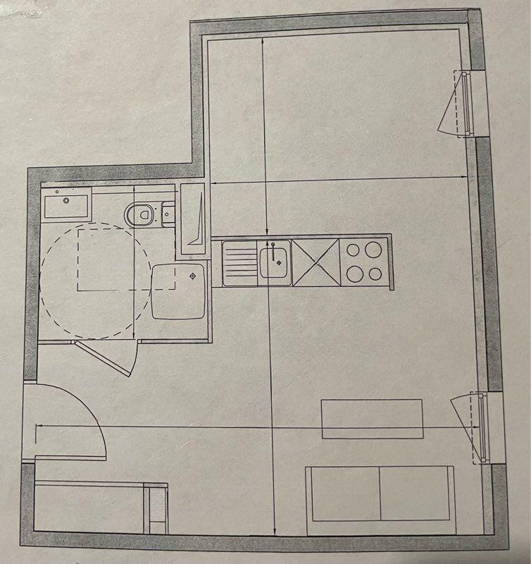 
                                                Location
                                                 Beau studio 29m² Tram Les Sabines Montpellier